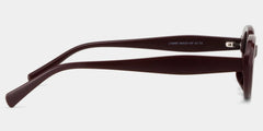 Zion purple Frame Polarized Sunglasses with oval Style Online | ZEELOOL