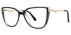 Spring hinges Celisa Eyeglasses, Celisa Black Glasses -Zeelool