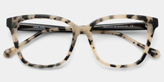 Lena Square Tortoise Frame Eyeglasses for Woman| ZEELOOL