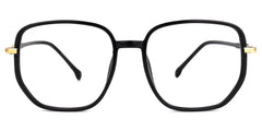 Joana Geometric Black Glasses