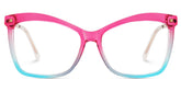 Pink-Blue Color Eyeglasses for Isaebella Frame Glasses | Zeelool