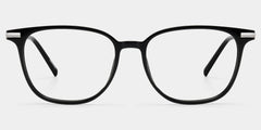 Florence Matte Black Rectangle Glasses with Lightest TR frame | ZEELOOL