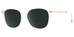 Clear Greene Square Sunglasses