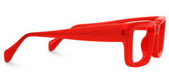 Glaucia Square Red Glasses | Zeelool Glasses