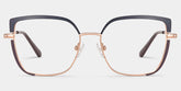 Grasso Square Two-Tone Eyeglasses & Metal Frames
