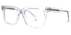 Rectangle Tiarra Clear Glasses deals -Zeelool Glasses