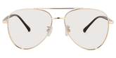 Paige Aviator Gold Glasses | Zeelool Glasses