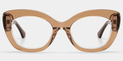 Mireille Butterfly Brown bling bling Eyeglass Frames | ZEELOOL