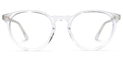 Kasey Round Clear Glasses | Zeelool Glasses