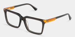Rectangle Light Gray Eyeglasses- Troy Acetate Frame Glasses
