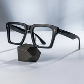 Large Square Prescription Glasses With Black Color