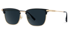 Men's Titanium Eyeglass Frames with Browline Shape