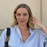 Martinez Square Clear Glasses | Zeelool Glasses