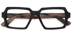 Arthur Geometric Black Eyeglasses and Thin Frames
