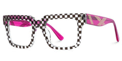Thomason Men's Rectangular Frames With Black And Clear
