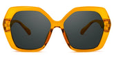 Piper Geometric Earthy-Yellow Sunglasses | Zeelool Glasses