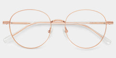 Titanium Celena Eyeglasses, Celena Round Glasses -Zeelool Glasses