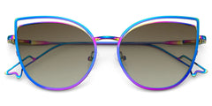 Spivey Cateye Metal Full Frame Eyeglasses | Zeelool