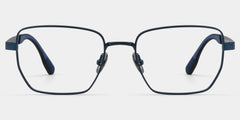 Jameson Blue Frame Prescription Glasses with Geometric Shape | ZEELOOL