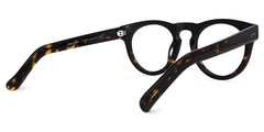 Malloy Round Black and Tortoise Eyeglasses and Frames