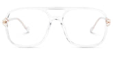 Square Nyawa Clear Glasses deals -Zeelool Glasses