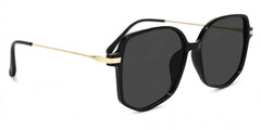 Payton Geometric Black Frame Glasses | Zeelool Optical
