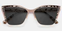 Cateye Adalis Beige Sunglasses deals -Zeelool Glasses