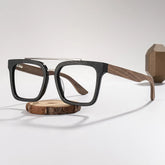 Men's Aviator Eyeglasses Frames With Black Clear Color
