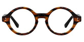 Giggs Round Eyeglasses with Tortoise Narrow Frame