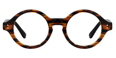 Giggs Round Eyeglasses with Tortoise Narrow Frame