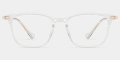 William Rectangle Transparent Glasses Frames for Men | ZEELOOL