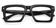 Large Square Prescription Glasses With Black Color