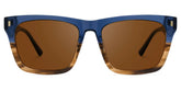 Rectangular Spectacle Frames with Brown Blue Color