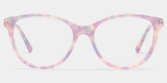Eli Purple Round Gradient Eyeglass Frames for Ladies | ZEELOOL