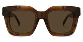 Trinity Square Tawny Glasses | Zeelool Glasses