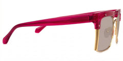 Kiana Square Bright-Pink Frame Glasses | Zeelool
