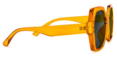 Piper Geometric Earthy-Yellow Sunglasses | Zeelool Glasses