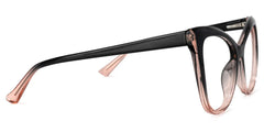 Shelby Cateye Black-Pink Glasses | Zeelool Glasses