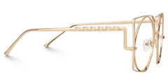 Ybarra Geometric Gold Glasses | Zeelool Glasses