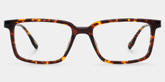 Cyrus Long Rectangle Glasses in Tortoise Frames | ZEELOOL