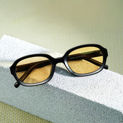 Astra Black Frame Polarized Sunglasses with geometric Style Online | ZEELOOL