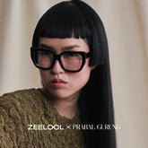 Grace Black Butterfly Frame Glasses | ZEELOOL x Prabal Gurung