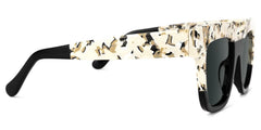 Carolann Square Black Frame Sunglasses | Zeelool Optical