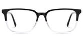 Barnhill Acetate Square Black-Clear Frame Glasses | Zeelool