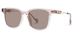 Chloe Pink Square Prescription Glasses | Zeelool
