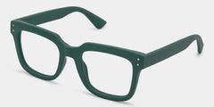 Liizbeett Square Eyeglasses with Dark Green Frames