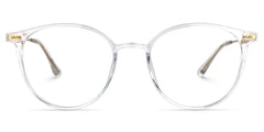 Judsy Round Clear Glasses | Zeelool Glasses