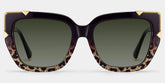 Dax Square Two-tone Frame Eyeglasses for Women| ZEELOOL
