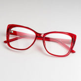 Farris Red Cat eye Frame Glasses for Women | Zeelool