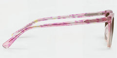 Layla Floral Pink Square Acetate Glasses for Women | ZEELOOL